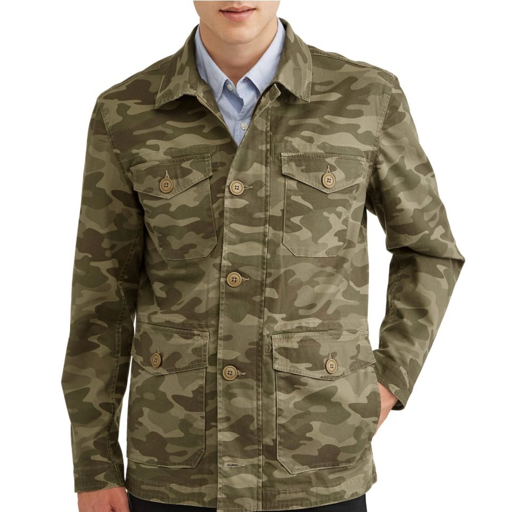 George Men’s Field Jacket in Desert Camo